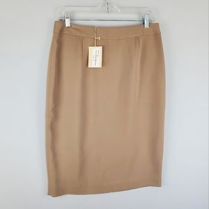 VOTRE NOM Vintage Taupe Pencil Skirt, Size 8